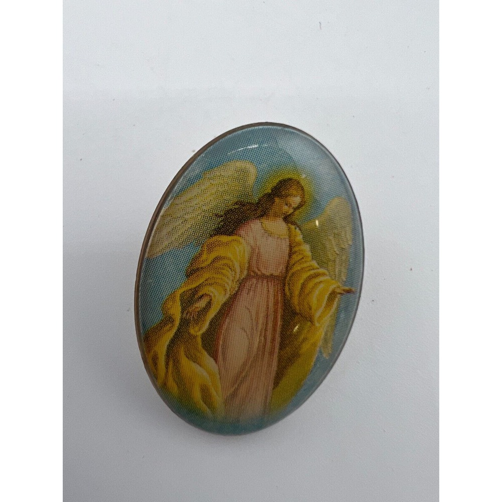 Vintage Beautiful‎ Christmas Gift Virgin Mary Angel Enamel Lapel Pin